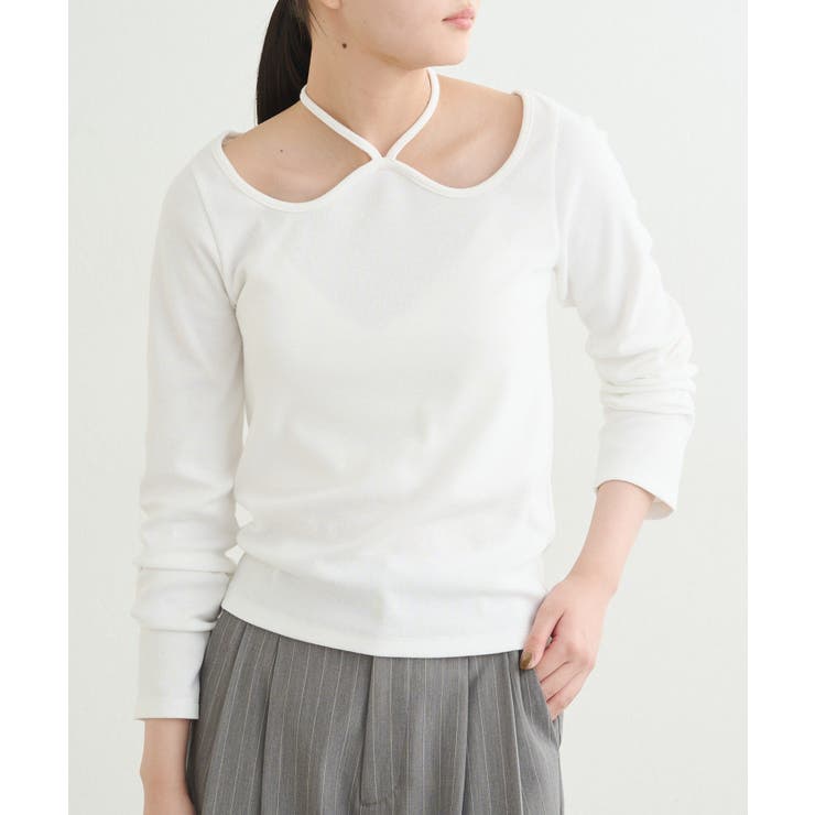 【earthy_】リブハートネックホルタートップス | PAL GROUP OUTLET | 詳細画像31 