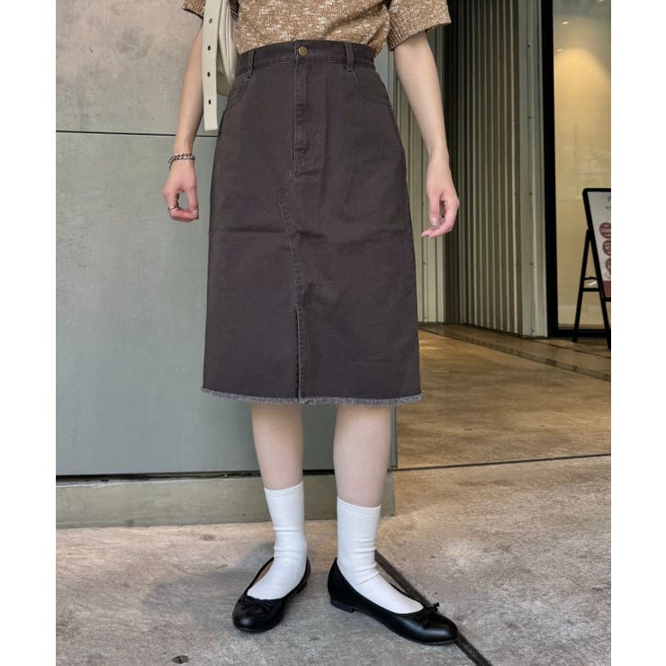 CHARCOAL | 【CIAOPANIC TYPY】【willow】ミニミモレスカート | PAL GROUP OUTLET