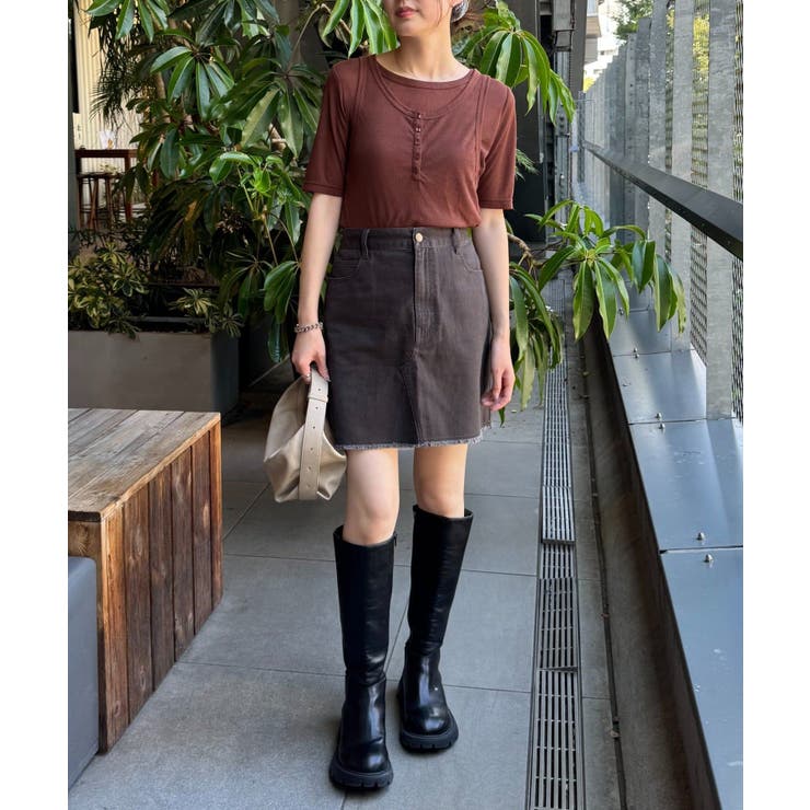 【CIAOPANIC TYPY】【willow】ミニミモレスカート | PAL GROUP OUTLET | 詳細画像20 