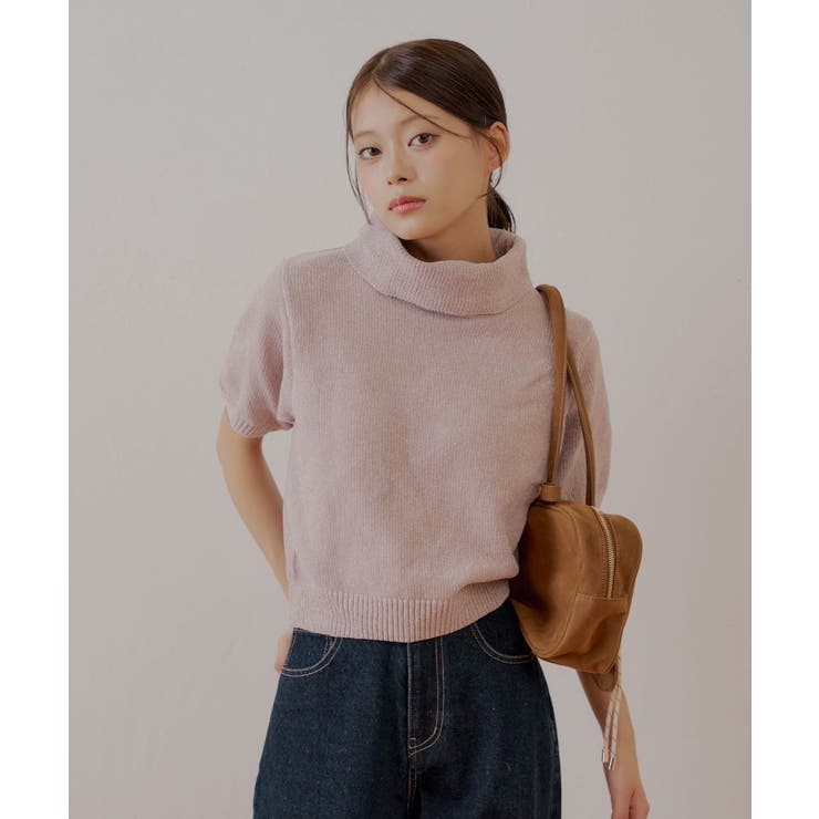 【Chico】ラメベロアタートル半袖KT | PAL GROUP OUTLET | 詳細画像24 