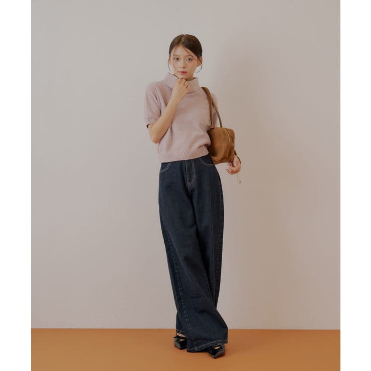 【Chico】ラメベロアタートル半袖KT | PAL GROUP OUTLET | 詳細画像26 