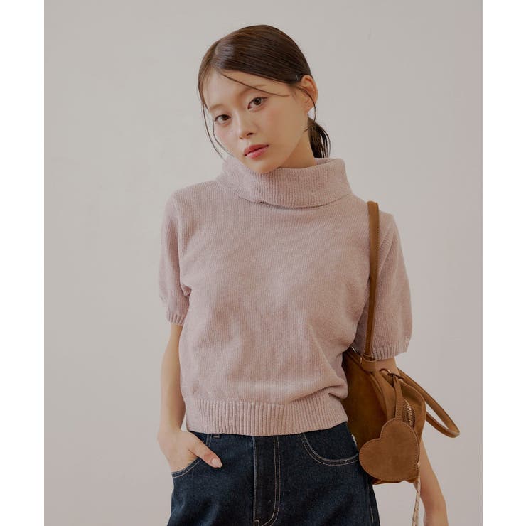 【Chico】ラメベロアタートル半袖KT | PAL GROUP OUTLET | 詳細画像28 