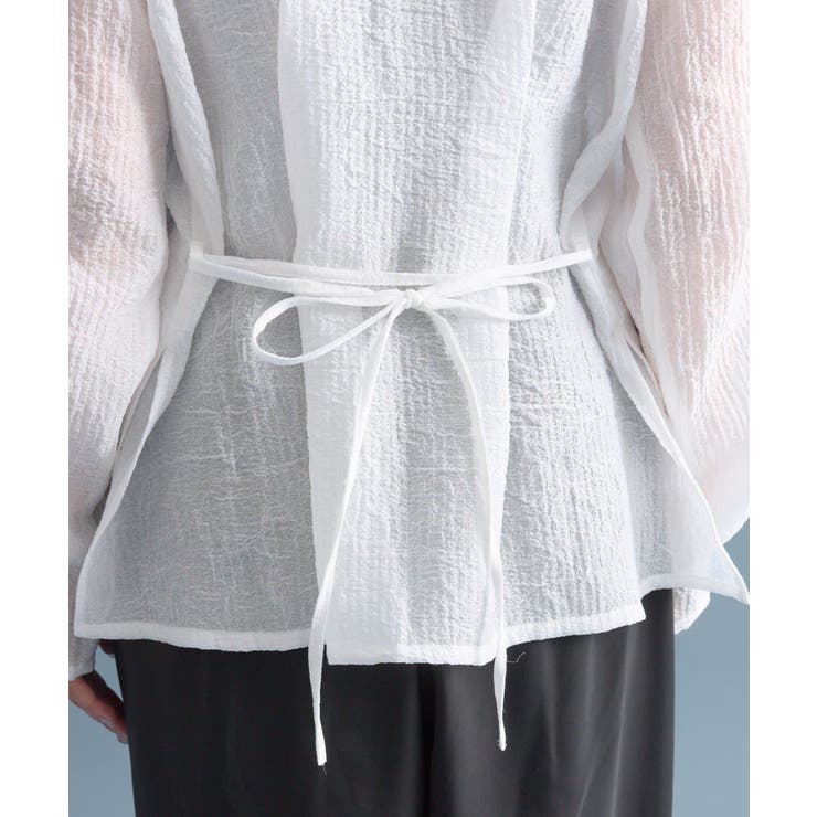 【mystic】Vシャーリングブラウス | PAL GROUP OUTLET | 詳細画像17 