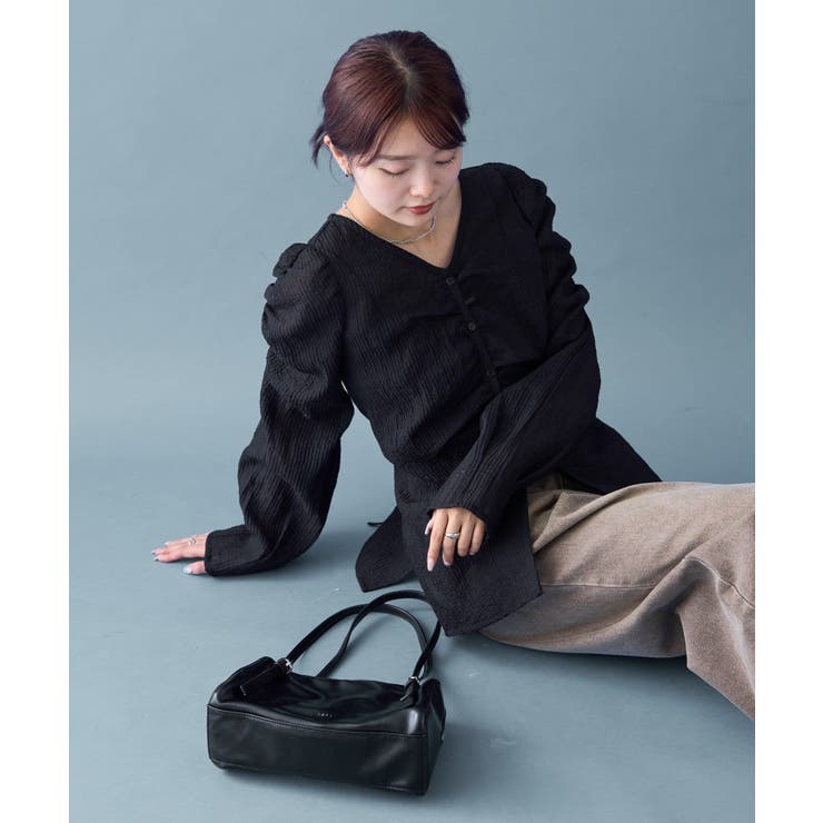 【mystic】Vシャーリングブラウス | PAL GROUP OUTLET | 詳細画像36 