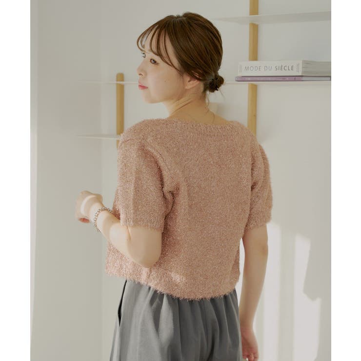 【Chico】ラメシャギーニットCD+ベアキャミSET | PAL GROUP OUTLET | 詳細画像20 