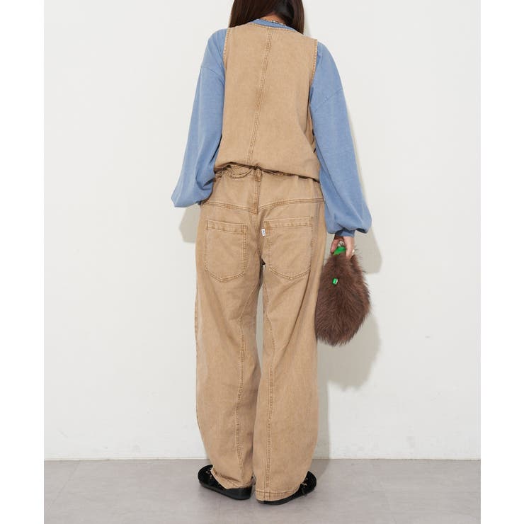 Ciaopanic】【Anti Warp】セパレートオーバーオール[品番：PALW0006564