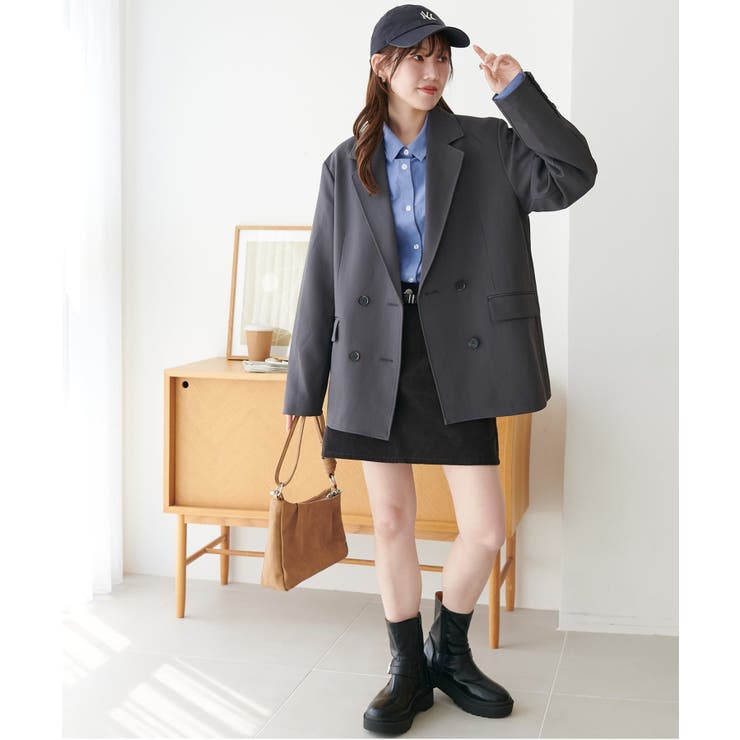 Discoat】Wブレストテーラードジャケット[品番：PALW0006570