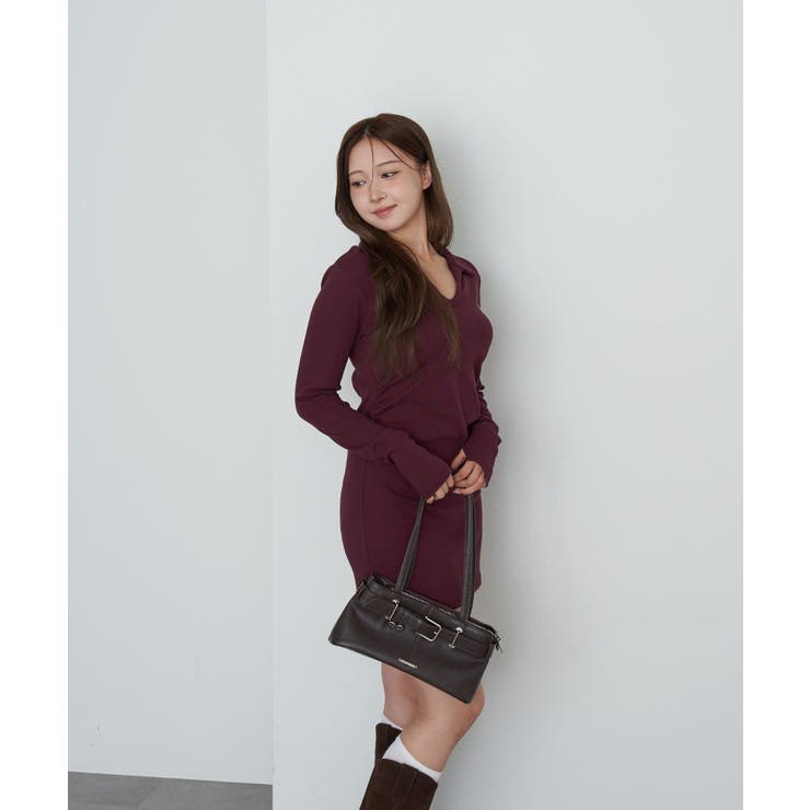 【RAY CASSIN】長袖スキッパーポロ刺繍ミニOP | PAL GROUP OUTLET | 詳細画像23 