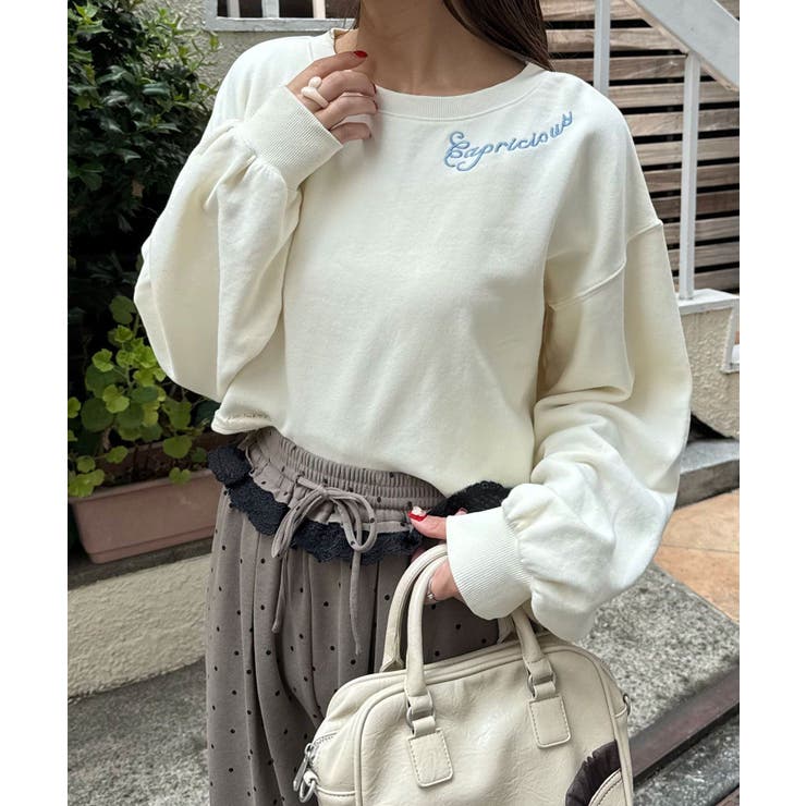 【Ciaopanic】ネック刺?ピグメントショートスウェット | PAL GROUP OUTLET | 詳細画像14 