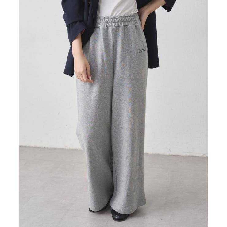GRY | 【earthy_】スウェットイージーワイドPT | PAL GROUP OUTLET