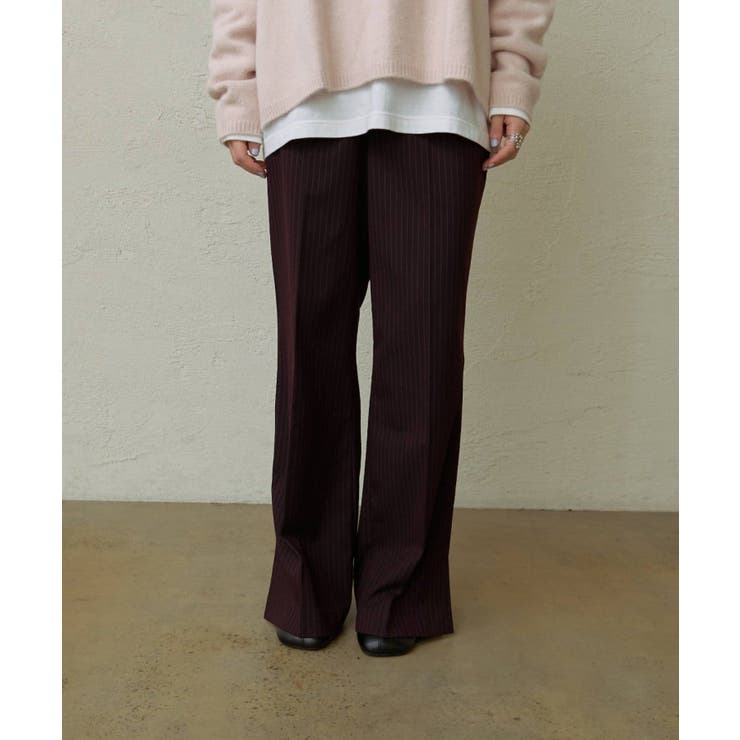 【Omekashi】サイドベンツフレアパンツ | PAL GROUP OUTLET | 詳細画像18 