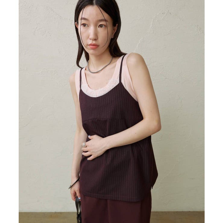 【Omekashi】レース付きキャミソール | PAL GROUP OUTLET | 詳細画像27 