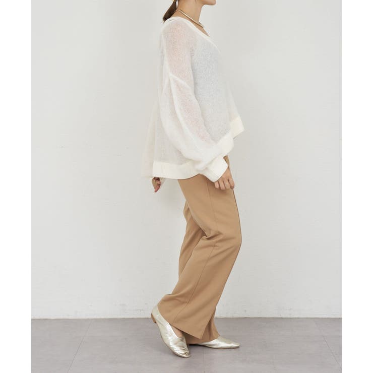 【SHENERY】センターステッチフレアパンツ | PAL GROUP OUTLET | 詳細画像5 