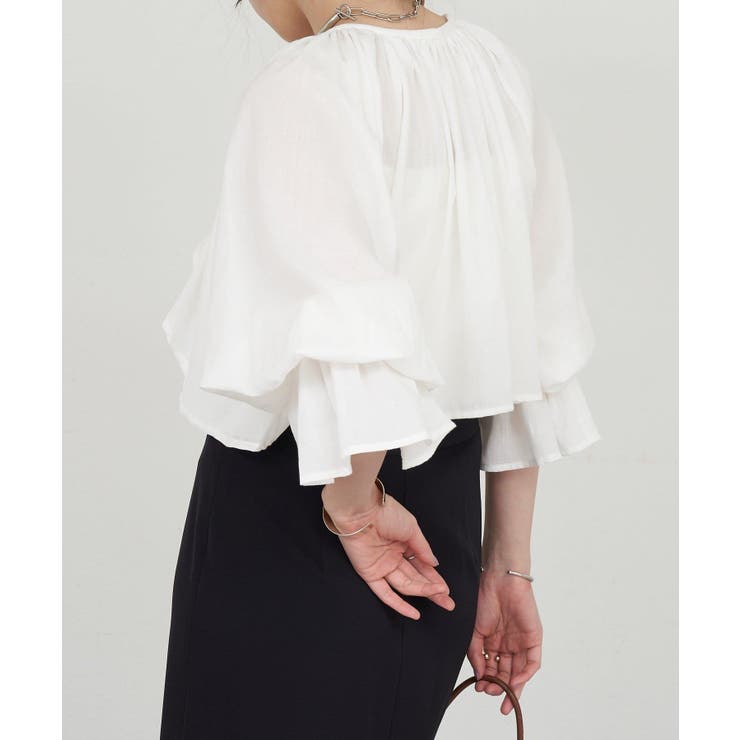 【SHENERY】フリルボレロブラウス | PAL GROUP OUTLET | 詳細画像17 