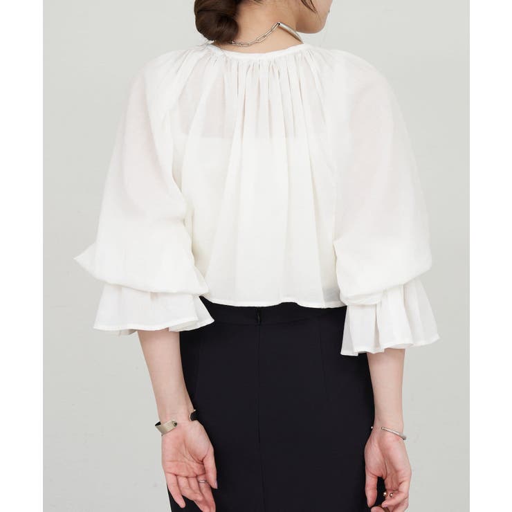 【SHENERY】フリルボレロブラウス | PAL GROUP OUTLET | 詳細画像18 