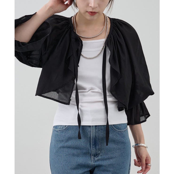 【SHENERY】フリルボレロブラウス | PAL GROUP OUTLET | 詳細画像32 