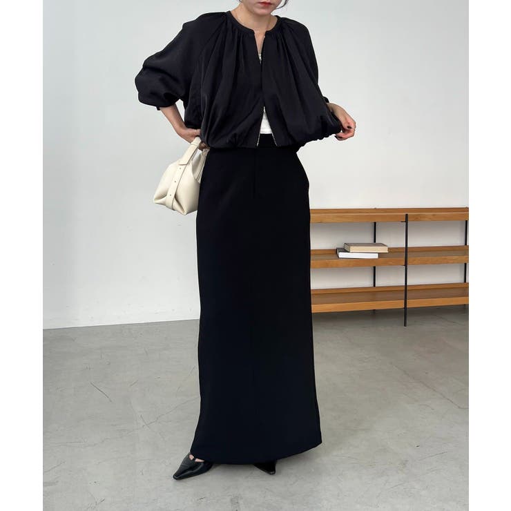 【CAPRICIEUX LE'MAGE】ノーカラーラウンドブルゾン | PAL GROUP OUTLET | 詳細画像4 