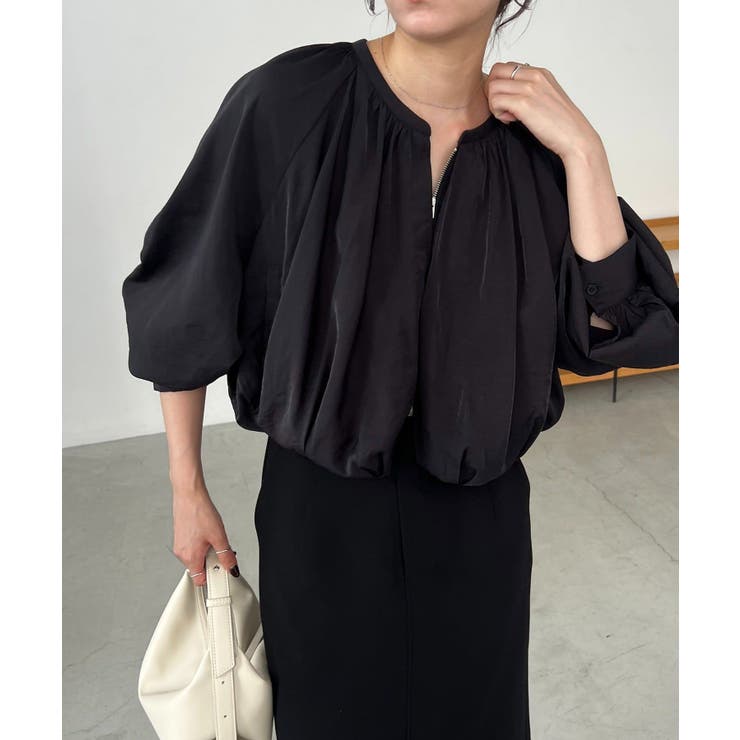 【CAPRICIEUX LE'MAGE】ノーカラーラウンドブルゾン | PAL GROUP OUTLET | 詳細画像5 