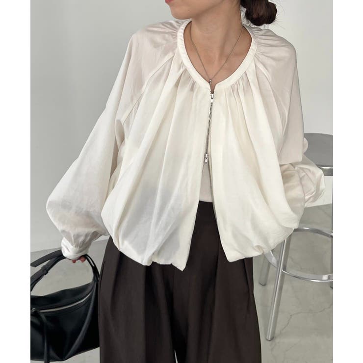 【CAPRICIEUX LE'MAGE】ノーカラーラウンドブルゾン | PAL GROUP OUTLET | 詳細画像22 