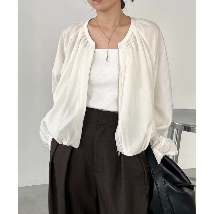 【CAPRICIEUX LE'MAGE】ノーカラーラウンドブルゾン | PAL GROUP OUTLET | 詳細画像25 