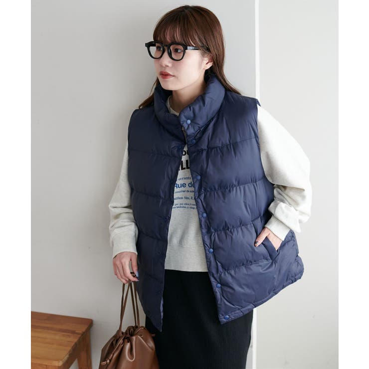 【Discoat】リップナイロン中綿ベスト | PAL GROUP OUTLET | 詳細画像1 