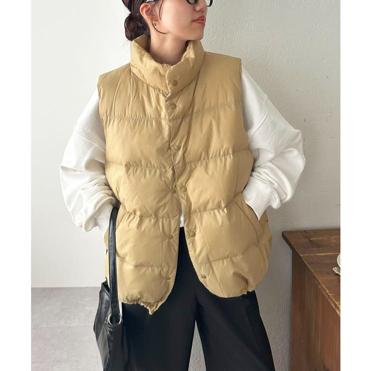 【Discoat】リップナイロン中綿ベスト | PAL GROUP OUTLET | 詳細画像28 