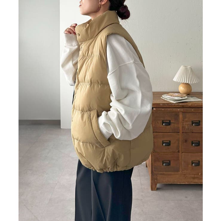 【Discoat】リップナイロン中綿ベスト | PAL GROUP OUTLET | 詳細画像30 