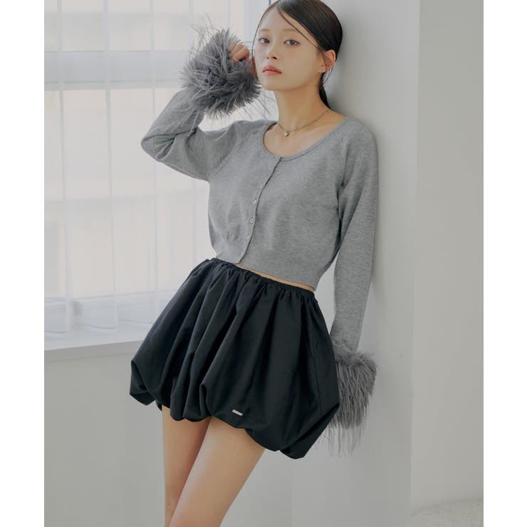 【美品✨️】 LUDLOW バルーン チュール かごバッグ グレー 美品✨️】 LUDLOW バルーン チュール かごバッグ グレー 24S―Bag016