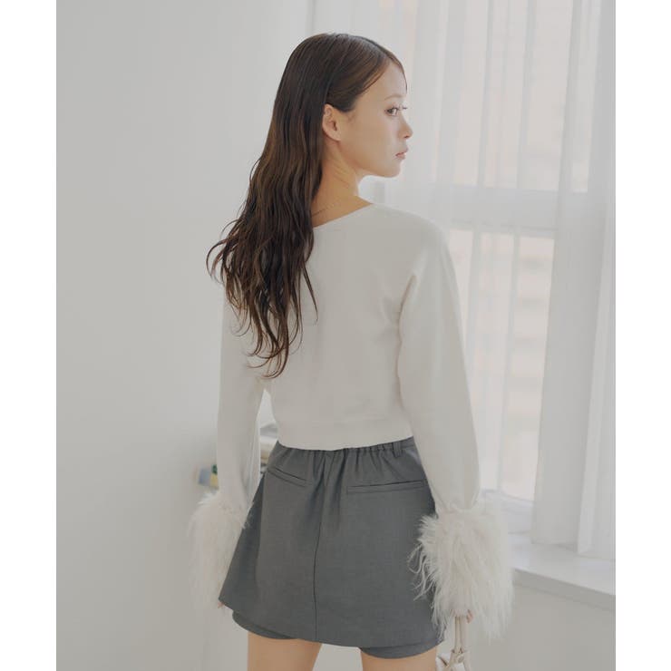 【Chico】ショート丈袖ファーCD | PAL GROUP OUTLET | 詳細画像5 