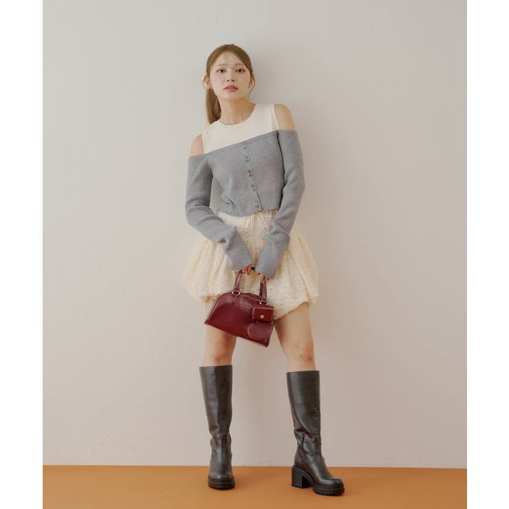 【Chico】ニットオフショルドッキングKT | PAL GROUP OUTLET | 詳細画像9 