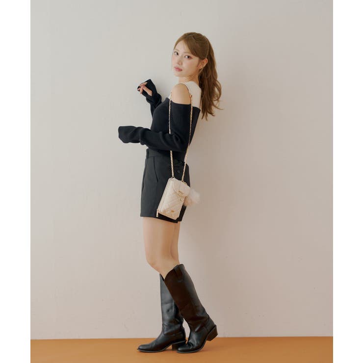 【Chico】ニットオフショルドッキングKT | PAL GROUP OUTLET | 詳細画像4 