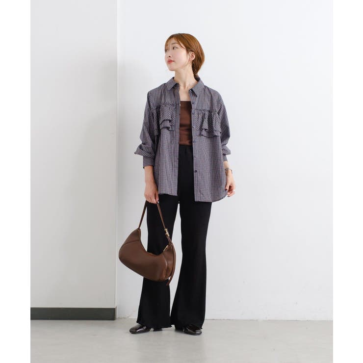 【Kastane】B ワッフルフレアパンツ | PAL GROUP OUTLET | 詳細画像7 