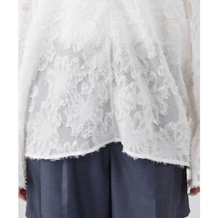 【mystic】[mline]シャギーフリル オフショルブラウス | PAL GROUP OUTLET | 詳細画像8 