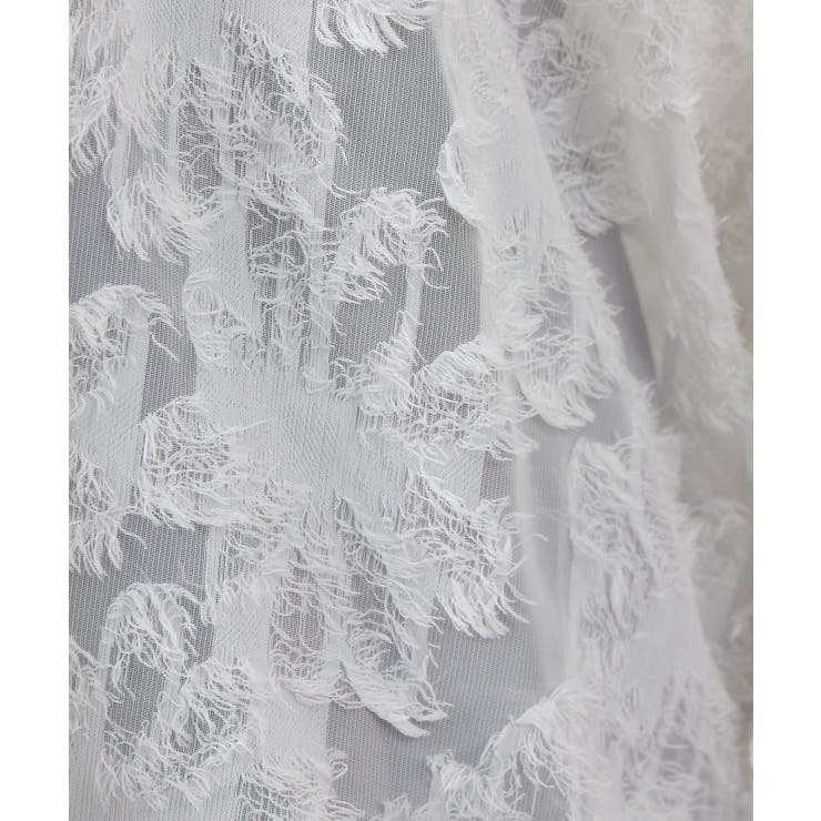 【mystic】[mline]シャギーフリル オフショルブラウス | PAL GROUP OUTLET | 詳細画像10 