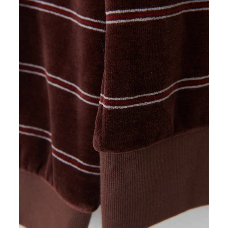 【Discoat】ベロアボーダーポロ | PAL GROUP OUTLET | 詳細画像13 