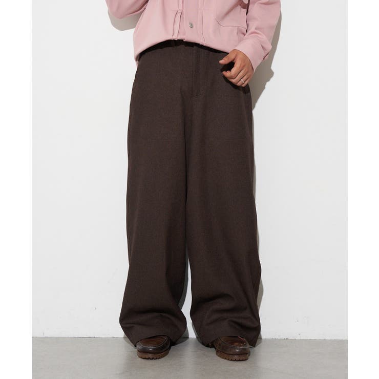 BRN | 【Ciaopanic】ワイドバギースラックス | PAL GROUP OUTLET