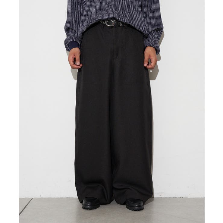 BLK | 【Ciaopanic】ワイドバギースラックス | PAL GROUP OUTLET