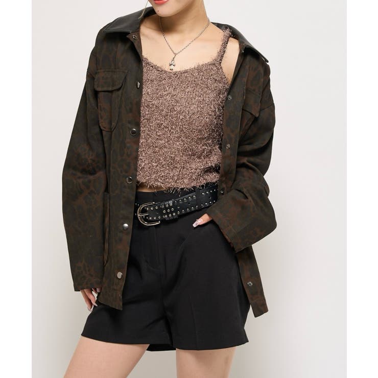 BRN | 【WHO'S WHO gallery】シャギーニットキャミ | PAL GROUP OUTLET