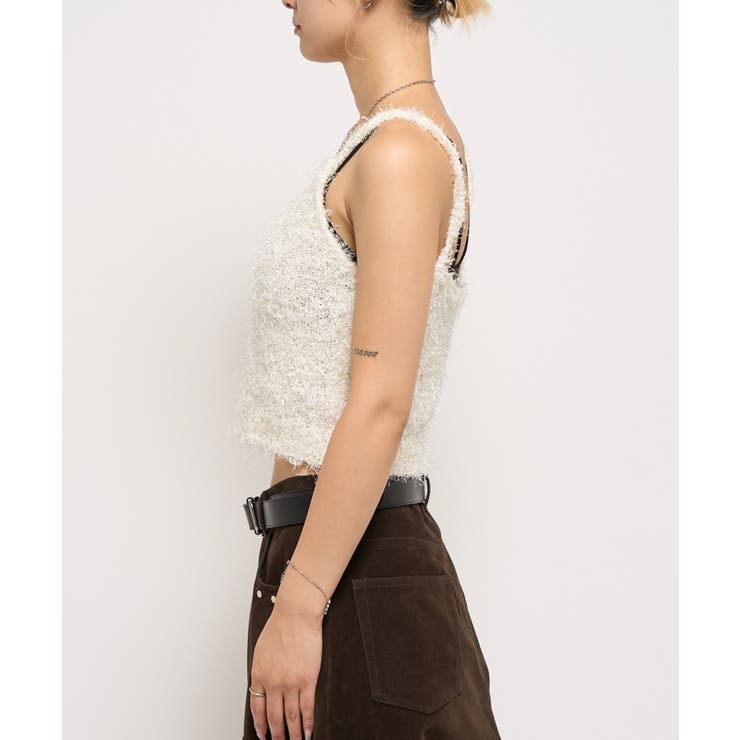 【WHO'S WHO gallery】シャギーニットキャミ | PAL GROUP OUTLET | 詳細画像16 