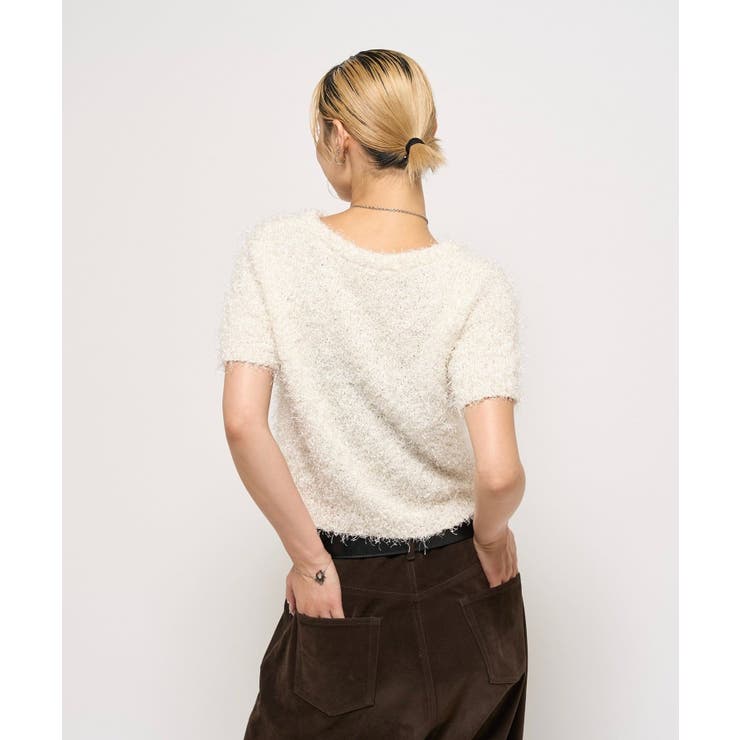 【WHO'S WHO gallery】シャギーニットトップス | PAL GROUP OUTLET | 詳細画像4 