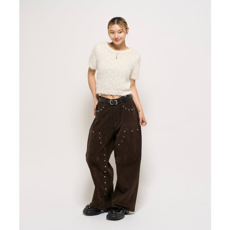 【WHO'S WHO gallery】シャギーニットトップス | PAL GROUP OUTLET | 詳細画像5 