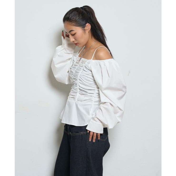 【WHO'S WHO gallery】ドロップショルダーパフスリーブBL | PAL GROUP OUTLET | 詳細画像4 