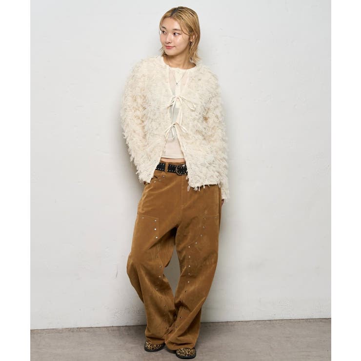 【WHO'S WHO gallery】チュールフリンジカーデ | PAL GROUP OUTLET | 詳細画像14 