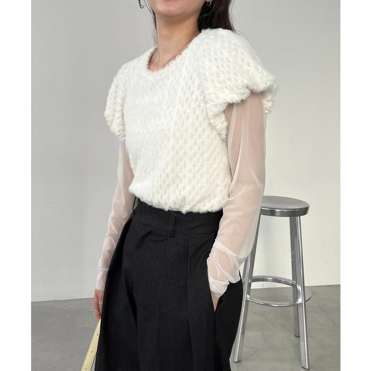 【CAPRICIEUX LE'MAGE】ミニファーチュールトップス | PAL GROUP OUTLET | 詳細画像16 