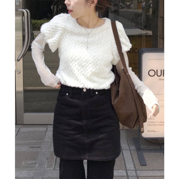 【CAPRICIEUX LE'MAGE】ミニファーチュールトップス | PAL GROUP OUTLET | 詳細画像4 