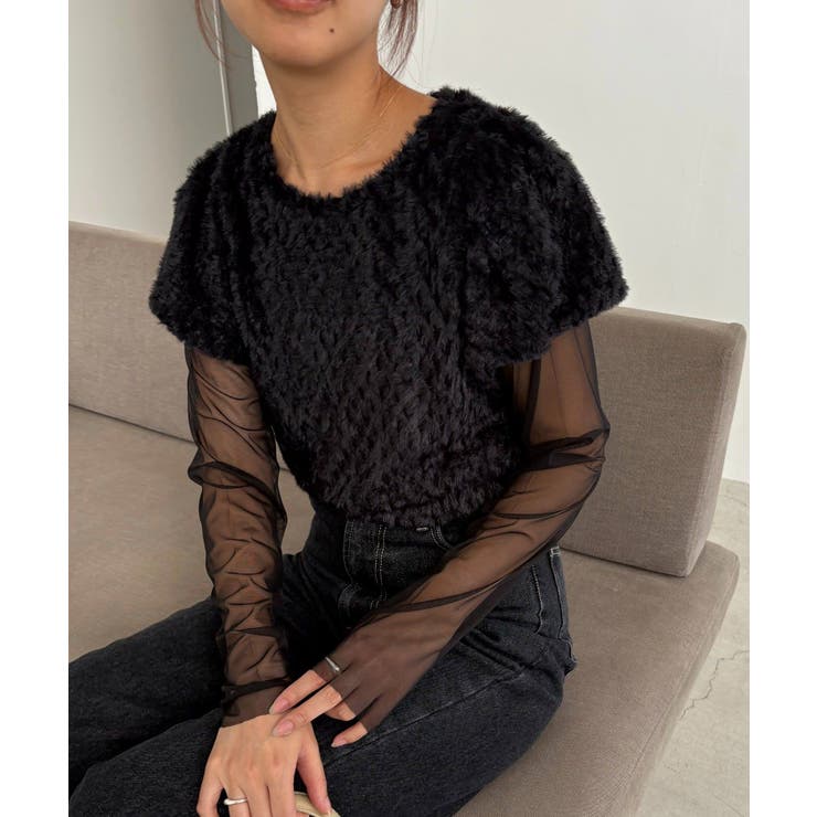 【CAPRICIEUX LE'MAGE】ミニファーチュールトップス | PAL GROUP OUTLET | 詳細画像21 