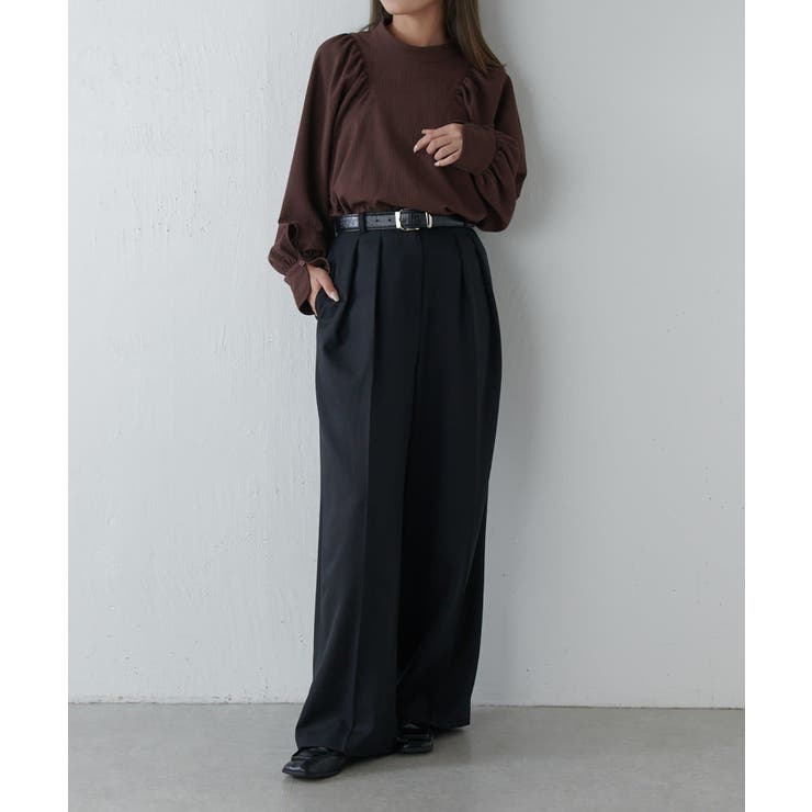 【Lui's】スタンド衿ボリュームブラウス | PAL GROUP OUTLET | 詳細画像4 