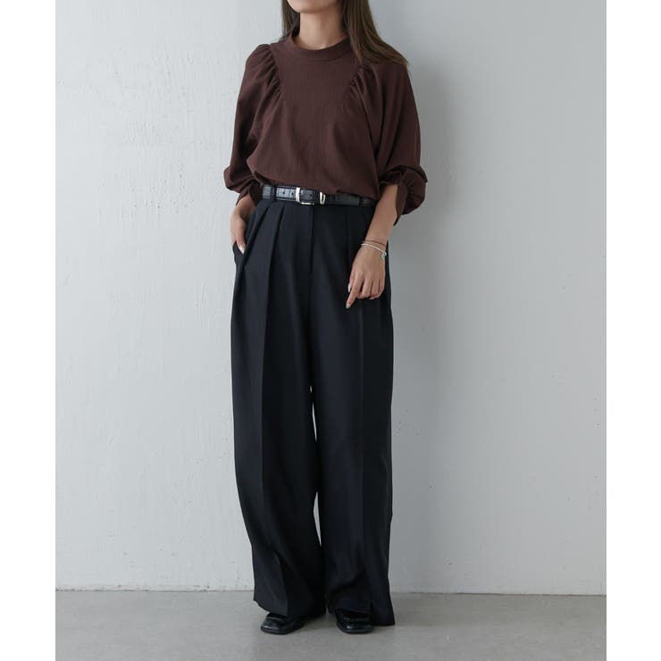 【Lui's】スタンド衿ボリュームブラウス | PAL GROUP OUTLET | 詳細画像5 