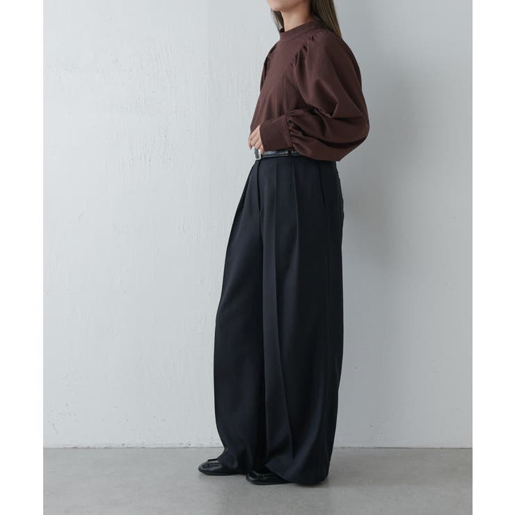 【Lui's】スタンド衿ボリュームブラウス | PAL GROUP OUTLET | 詳細画像6 