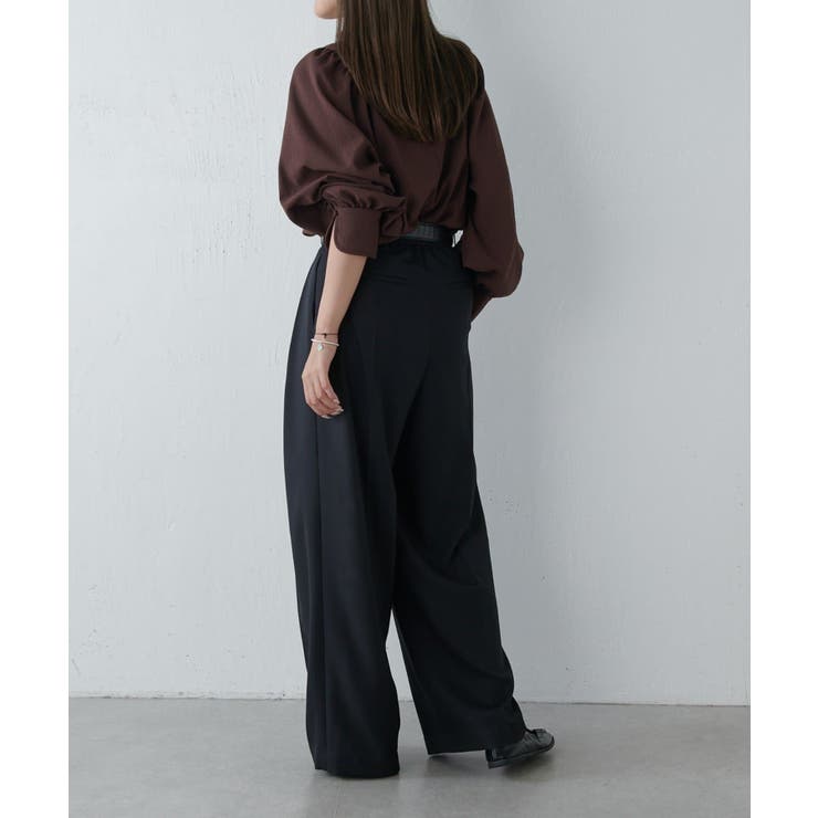 【Lui's】スタンド衿ボリュームブラウス | PAL GROUP OUTLET | 詳細画像7 